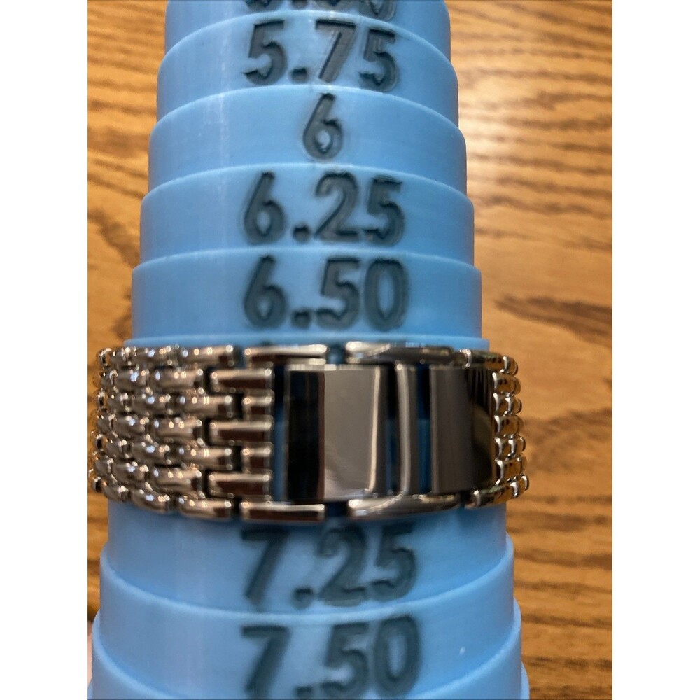 FMD Silver Square Watch Metal Band - Picture 6 of 14